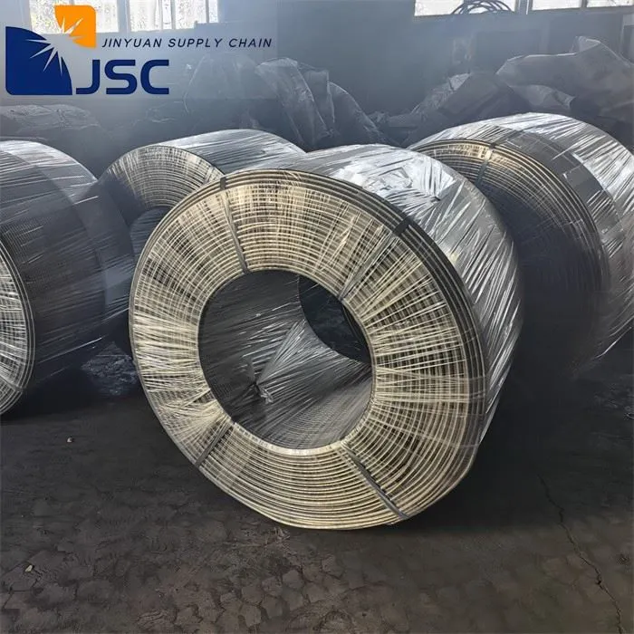 Polnjena žica za izdelavo jekla